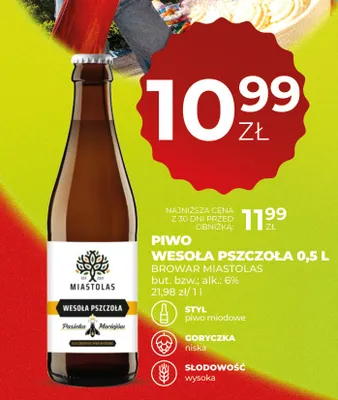 Piwo Wesoła Pszczoła Browar Miastolas promocja w Duży Ben