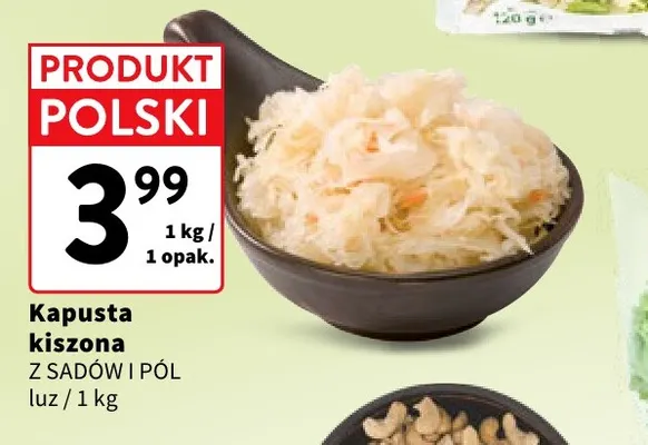 Kapusta kiszona Z Sadów i Pól promocja w Intermarche
