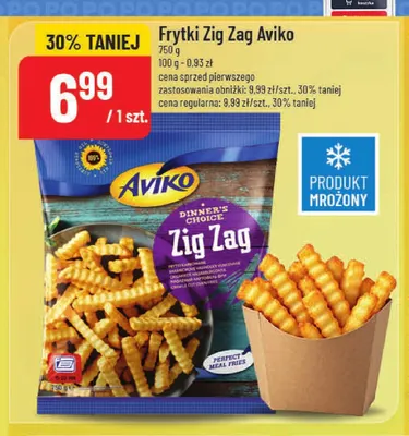 Frytki Zig Zag Aviko promocja w POLOmarket