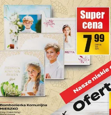 Bombonierka Komunijna Mieszko promocja w Supeco
