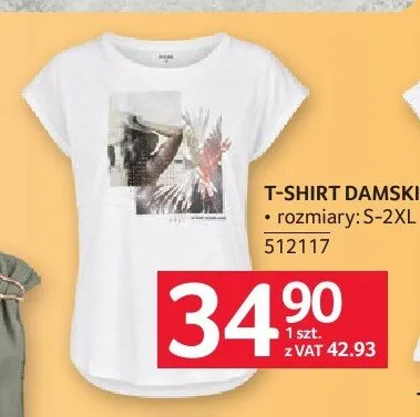 T-shirt damski promocja w Selgros