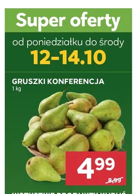 Gruszki Konferencja promocja w Stokrotka