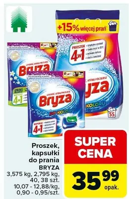 Proszek do prania Bryza promocja w Carrefour