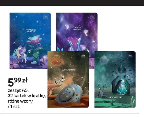 Zeszyt A5 32 kartek w kratkę promocja w Empik
