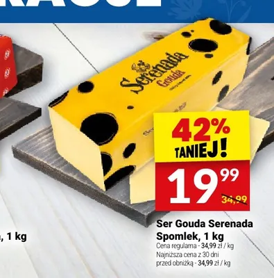 Ser gouda Serenada Spomlek promocja w Twój Market