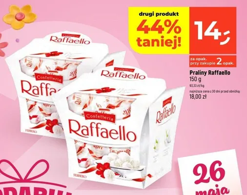 Praliny Raffaello promocja w Dealz