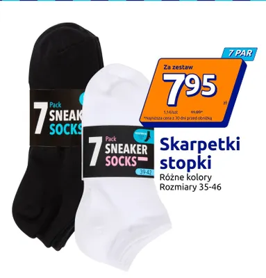 Skarpetki stopki 7-pak promocja w Action