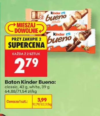 Baton Kinder Bueno Classic promocja w Biedronka
