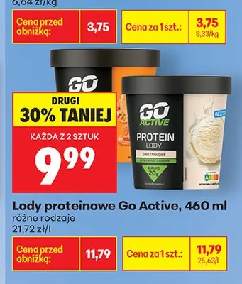 Lody proteinowe różne rodzaje promocja w Biedronka