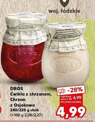 Ćwikła z chrzanem, chrzan z Osjakowa promocja w Kaufland