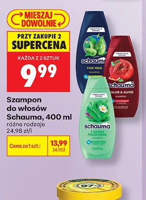 Szampon do włosów Schauma For Men promocja w Biedronka
