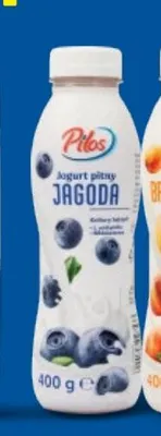 Jogurt pitny jagoda Pilos promocja w Lidl