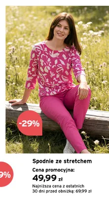 Spodnie ze stretchem promocja w Tchibo