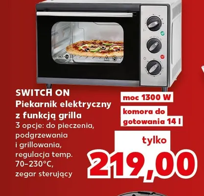 Piekarnik elektryczny z funkcją grilla Switch On promocja w Kaufland