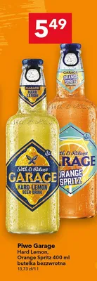 Piwo Garage Orange Spritz promocja w LEWIATAN