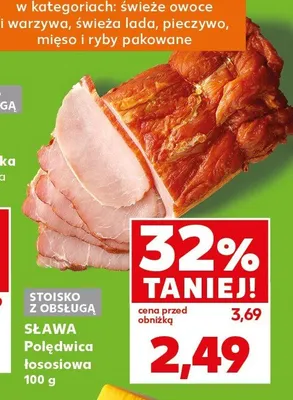 Polędwica łososiowa Sława promocja w Kaufland