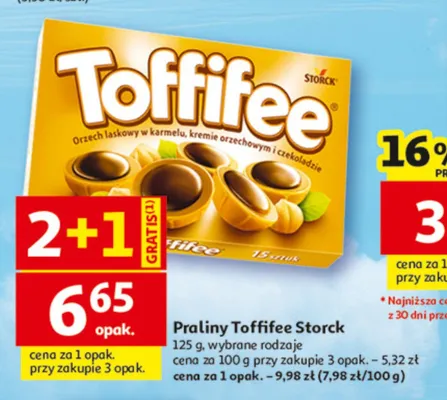 Praliny Toffifee Storck promocja w Auchan