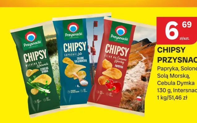 Chipsy Przysnacki Cebula Dymka promocja w Chorten