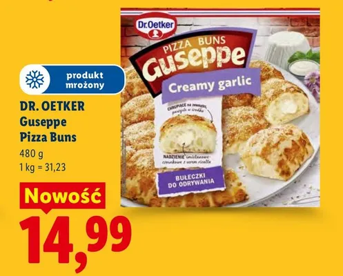 Pizza Buns Guseppe Creamy Garlic Dr. Oetker promocja w Lidl