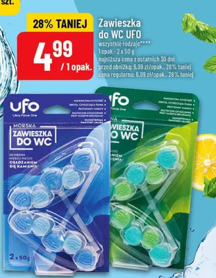 Zawieszka do WC UFO morska 2-pak promocja w POLOmarket