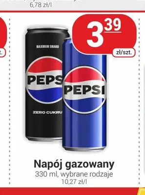 Napój gazowany Pepsi promocja w Delikatesy Sezam