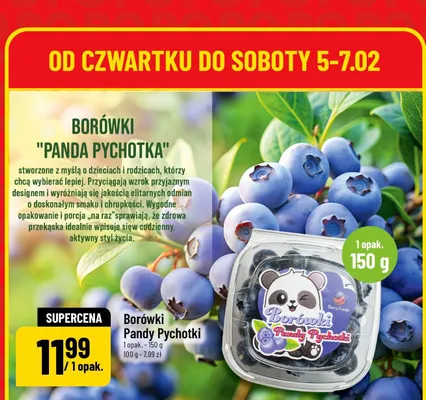 Borówki Pandy Pychotki promocja w POLOmarket
