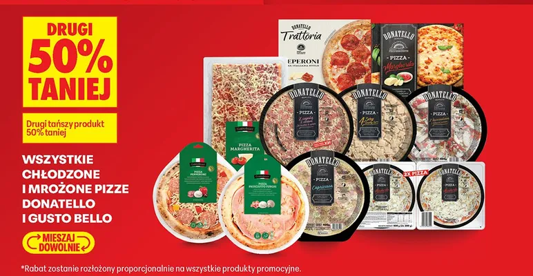 Pizza Pepperoni Donatello Trattoria promocja w Biedronka