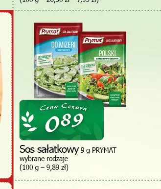 Sos sałatkowy Prymat promocja w CEZAR Delikatesy