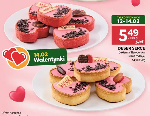 Deser serce promocja w Stokrotka