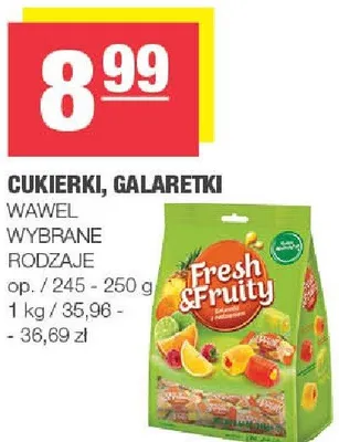 Cukierki, galaretki wybrane rodzaje promocja w SPAR