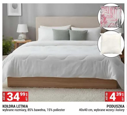 Poduszka 40x40cm promocja w Merkury Market