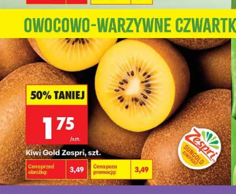Kiwi Gold Zespri promocja w Biedronka