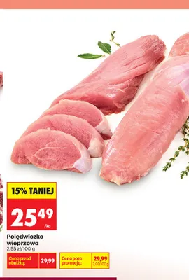 Polędwiczka wieprzowa promocja w Biedronka