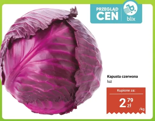 Kapusta czerwona luz promocja w Dino
