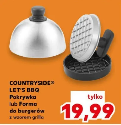 Pokrywka lub forma do burgerów z wzorem grilla promocja w Kaufland