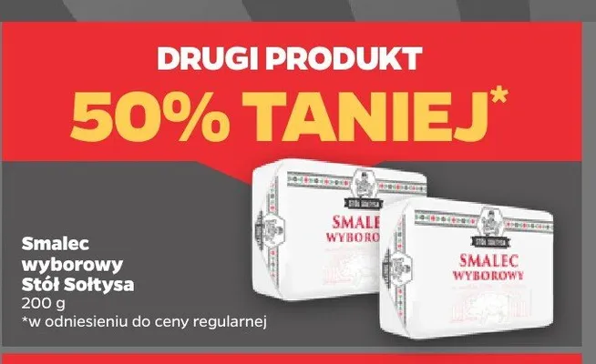 Smalec wyborowy Stół Sołtysa promocja w Netto