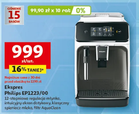 Ekspres Philips EP1223/00 promocja w Auchan