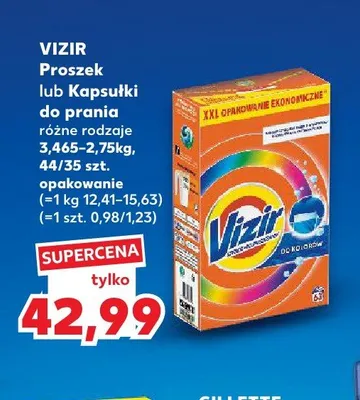 Proszek do prania Vizir promocja w Kaufland