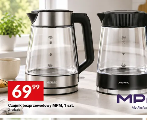 Czajnik bezprzewodowy Mpm promocja w Twój Market