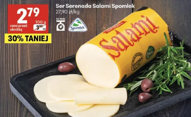 Ser Serenada Salami promocja w Delikatesy Centrum