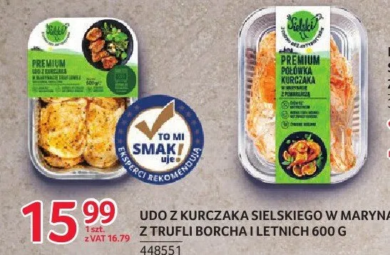 Połówka z kurczaka sielskiego w marynacie z pomarańczą Sielski ok. 1kg promocja w Selgros