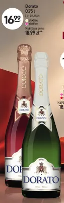 Wino musujące Dorato białe słodkie promocja w Żabka