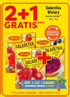 Galaretka o smaku truskawkowym Winiary promocja w POLOmarket