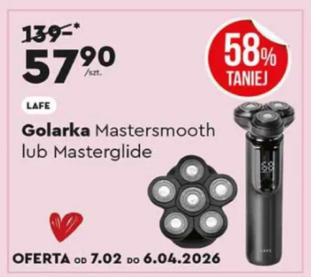 Golarka Mastersmooth lub Masterglide promocja w Biedronka