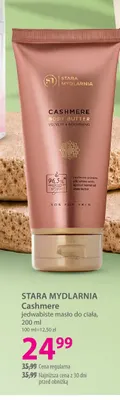 Cashmere jedwabiste masło do ciała Stara Mydlarnia promocja w Hebe