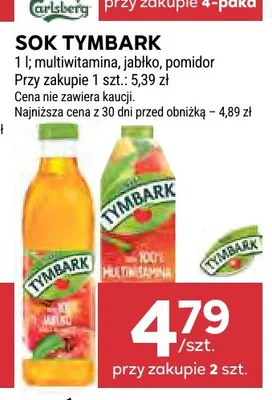 Sok Tymbark multiwitamina promocja w Stokrotka