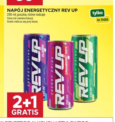 Napój energetyczny Rev Up Mojito Taste promocja w Stokrotka