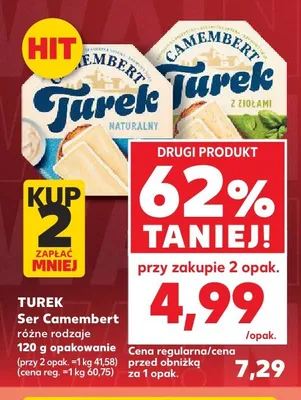 Ser Camembert Turek z ziołami promocja w Kaufland