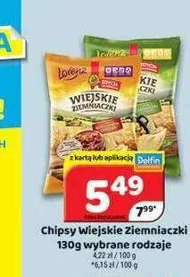 Chipsy Wiejskie Ziemniaczki promocja w Delfin