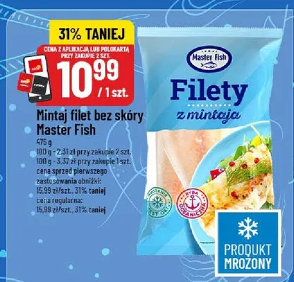 Mintaj filet bez skóry Master Fish promocja w POLOmarket